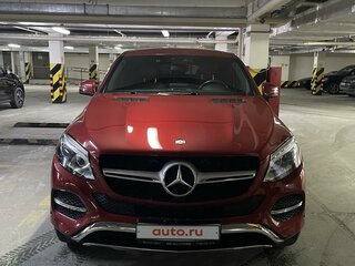2017 Mercedes-Benz GLE Coupe 400 I (C292), красный, 4350000 рублей, вид 3