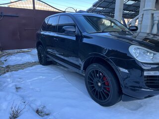 2008 Porsche Cayenne Turbo I Рестайлинг (957), чёрный, 1498000 рублей, вид 1