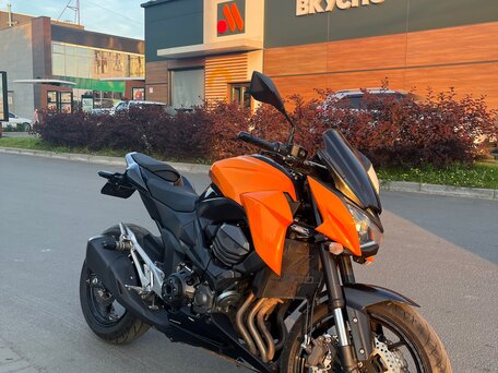 2013 Kawasaki Z 800, оранжевый, 600000 рублей, вид 4