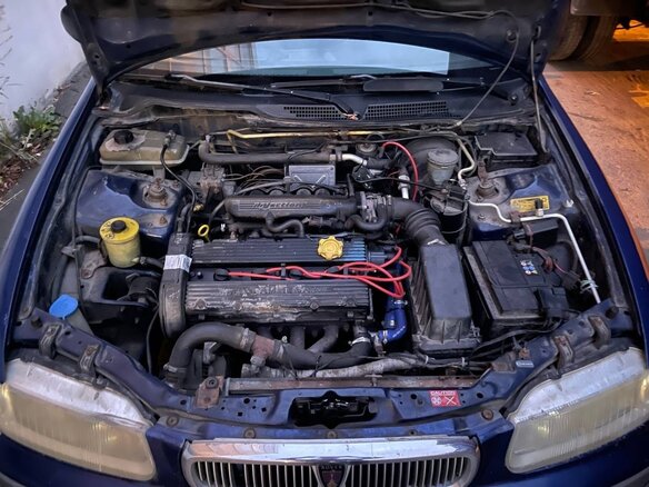 1999 Rover 400 II (HH-R), синий, 130000 рублей - вид 8