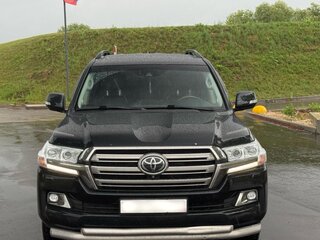2018 Toyota Land Cruiser 200 Series Рестайлинг 2, чёрный, 6100000 рублей, вид 4