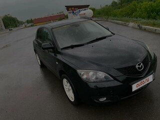 2006 Mazda 3 I (BK) Рестайлинг, чёрный, 750000 рублей, вид 3