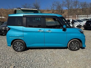 2021 Toyota Roomy I Рестайлинг, синий, 1450000 рублей, вид 4