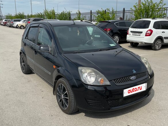 2006 Ford Fiesta Mk5, чёрный, 375000 рублей - вид 3