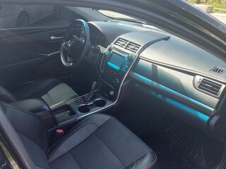 2016 Toyota Camry US Market VII (XV50) Рестайлинг, чёрный, 1620000 рублей, вид 4