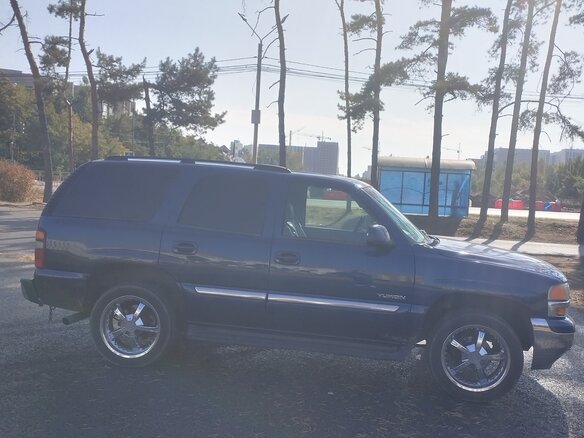 2002 GMC Yukon II (GMT800), синий, 445000 рублей - вид 3