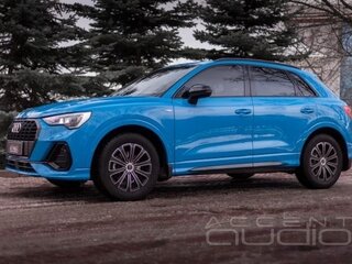 2019 Audi Q3 35 TFSI II (F3), синий, 2400000 рублей, вид 2