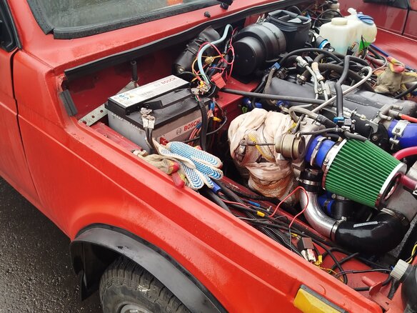 1997 Lada (ВАЗ) 2121 (4x4) I Рестайлинг, пурпурный, 360000 рублей - вид 12