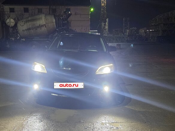 2008 Mazda 3 I (BK) Рестайлинг, чёрный, 600000 рублей - вид 1