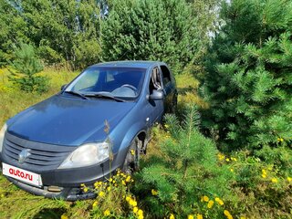 2010 Renault Logan I Рестайлинг, синий, 325000 рублей, вид 2