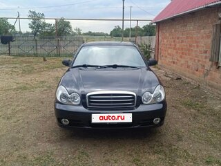 2007 Hyundai Sonata ТагАЗ IV (EF) Рестайлинг, чёрный, 615000 рублей, вид 2