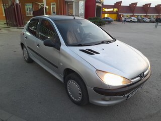 2004 Peugeot 206, серебристый, 255000 рублей, вид 1