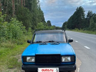 2007 Lada (ВАЗ) 2107, синий, 70000 рублей, вид 2