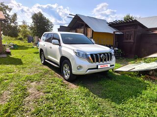 2014 Toyota Land Cruiser Prado 150 Series Рестайлинг 1, белый, 3100000 рублей, вид 1