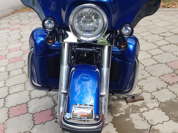 2009 Harley-Davidson Electra Glide, синий, 970000 рублей - вид 22