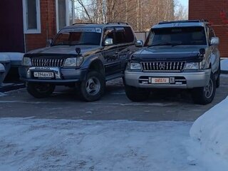 1998 Toyota Land Cruiser Prado 90 Series, серый, 1900000 рублей, вид 2