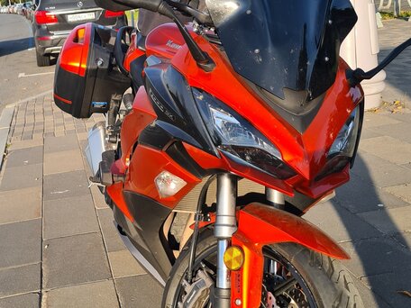 2017 Kawasaki Z 1000SX, оранжевый, 1170000 рублей, вид 1