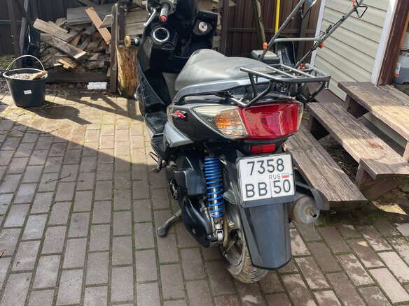 2007 Yamaha CygnusX, серый, 168000 рублей - вид 11