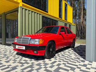 1991 Mercedes-Benz 190 (W201), красный, 550000 рублей, вид 2