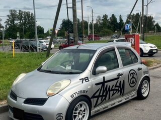 2004 Nissan March III (K12), серебристый, 395000 рублей, вид 4