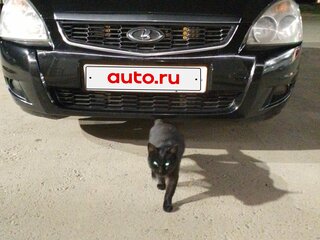 2014 Lada (ВАЗ) Priora I Рестайлинг, чёрный, 620000 рублей, вид 1