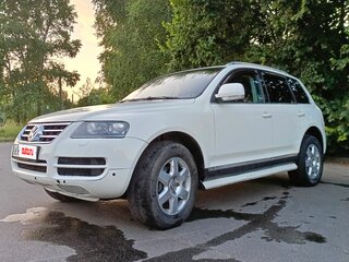 2006 Volkswagen Touareg I, белый, 850000 рублей, вид 1