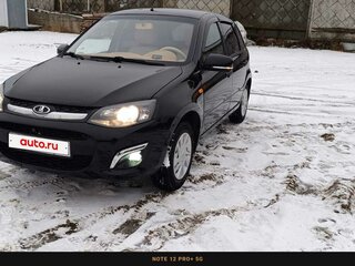 2013 Lada (ВАЗ) Kalina II, чёрный, 390000 рублей, вид 3