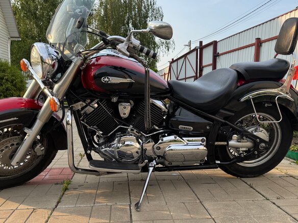 2005 Yamaha XVS1100, чёрный, 550000 рублей - вид 6