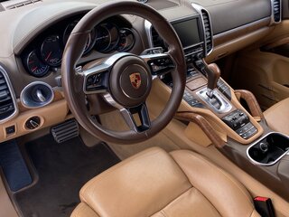 2014 Porsche Cayenne Turbo II Рестайлинг (958), чёрный, 3600000 рублей, вид 2