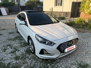 2018 Hyundai Sonata VII (LF) Рестайлинг, белый, 2200000 рублей, вид 3