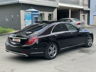 2018 Mercedes-Benz S-Класс 450 VI (W222, C217) Рестайлинг, чёрный, 5050000 рублей, вид 4