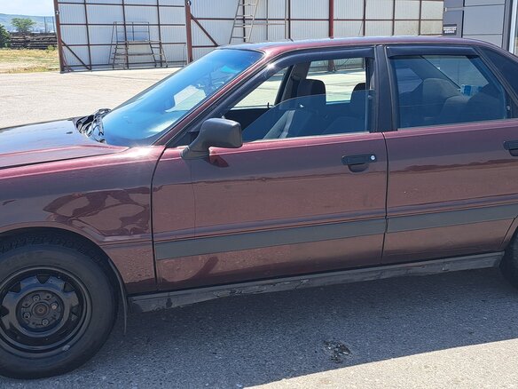 1990 Audi 80 IV (B3), пурпурный, 170000 рублей - вид 11