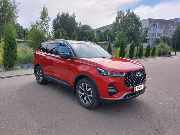2022 Chery Tiggo 7 Pro I, красный, 1700000 рублей - вид 3