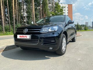 2011 Volkswagen Touareg II, чёрный, 1650000 рублей, вид 4