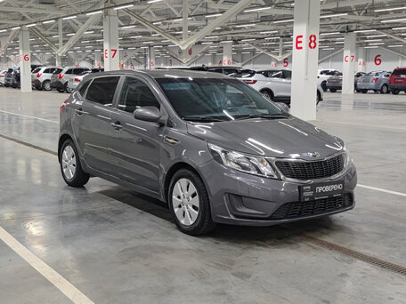 2014 Kia Rio III, серый, 775000 рублей, вид 3
