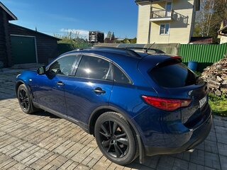 2013 Infiniti FX37 II (S51) Рестайлинг, синий, 1850000 рублей, вид 4