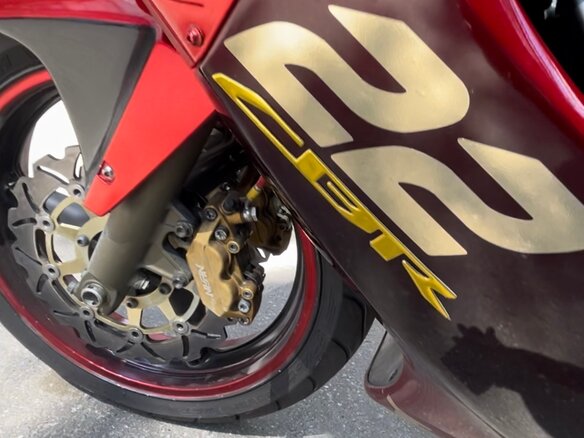 2002 Honda CBR 600F, красный, 400000 рублей - вид 15