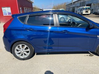 2015 Hyundai Solaris I Рестайлинг, синий, 1250000 рублей, вид 4