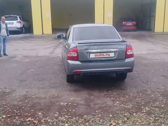 2008 Lada (ВАЗ) Priora I, серый, 380000 рублей - вид 8