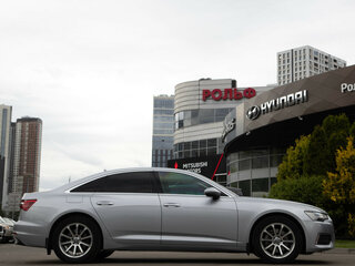 2020 Audi A6 45 TFSI V (C8), серебристый, 3958000 рублей, вид 3
