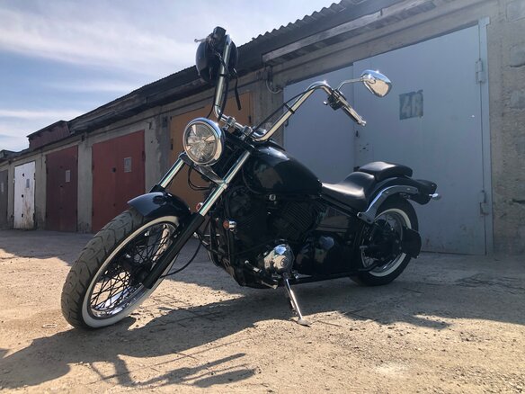 1996 Yamaha XVS400 Drag Star, чёрный, 310000 рублей - вид 7