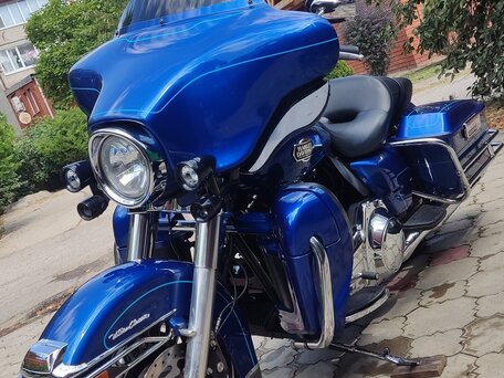 2009 Harley-Davidson Electra Glide, синий, 970000 рублей, вид 4