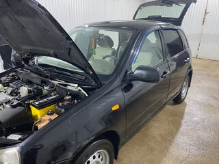 2011 Lada (ВАЗ) Kalina I, чёрный, 325000 рублей, вид 2