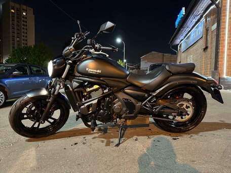2017 Kawasaki EN650 Vulcan S, чёрный, 800000 рублей, вид 1