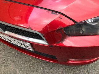 2008 Mitsubishi Lancer X, красный, 800000 рублей, вид 2