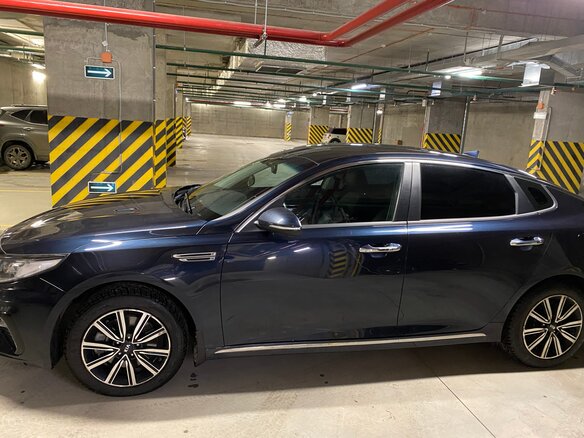 2019 Kia Optima IV Рестайлинг, синий, 2222222 рублей - вид 5