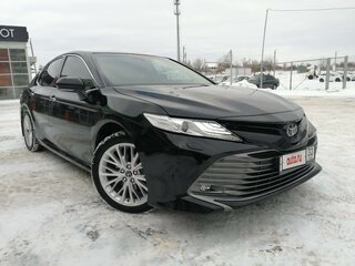 2018 Toyota Camry VIII (XV70), чёрный, 3150000 рублей, вид 4
