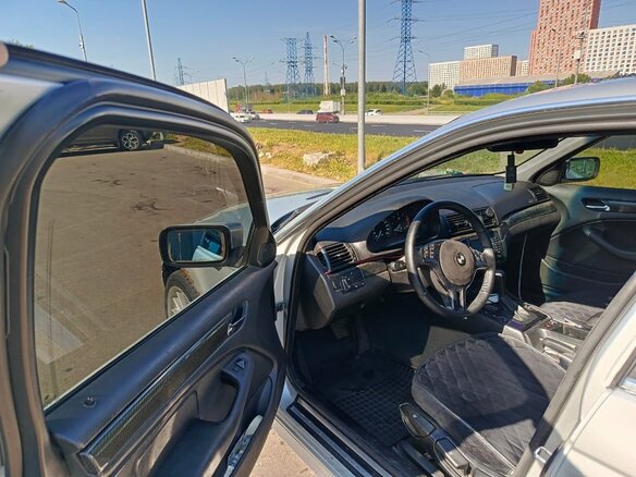 2002 BMW 3 серии 330xd IV (E46) Рестайлинг, серебристый, 1000000 рублей - вид 11