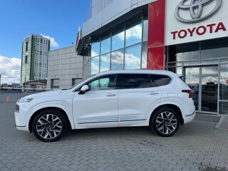 2021 Hyundai Santa Fe IV Рестайлинг, белый, 3650000 рублей, вид 4