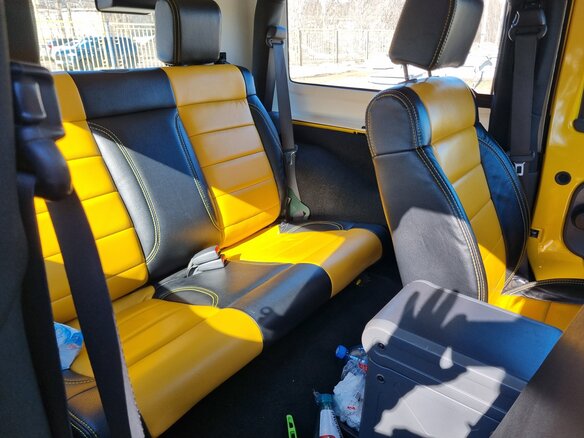 2008 Jeep Wrangler III (JK), жёлтый, 4050000 рублей - вид 15